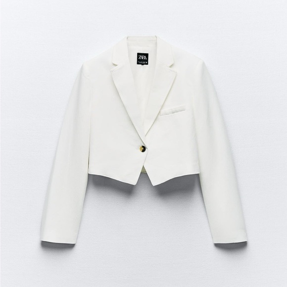 Zara Linen Blazer - Picture 1 of 5